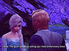 Elsa And Kristoff In Public Sex In Wild 3D Hentai