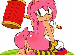 sonic and amy in hentai style 😏