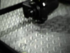 Intense rim chair action with bound gay stud under total control