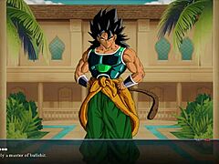 Beautiful Bulma’s big boobs and great skills in anime game