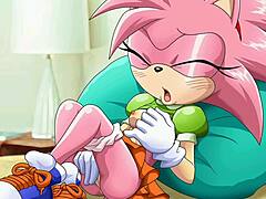 sonic and amy in hentai style 😏