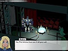 18titans episode 55 shows women loving in cartoon dating game