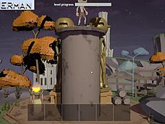 I’m hooked on watching Fuckerman Ero Ring 0.1 with hardcore anal pounding