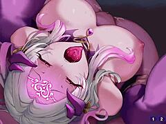 Succubus Aria's Titty Fuck and Doggystyle in CG Animation