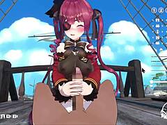 fuck the big-breasted captain