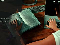 Lara Croft enjoys a glory hole blowjob with huge BBC in 3D hentai adventures