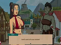 Want to get snu snu by the busty orc in Queen's Brothel P9?