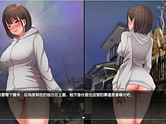 why expose yourself in front of the pole? it's getting me so excited in this hentai game.