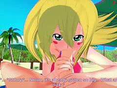 dark magician girl in bikini free pov during yu-gi-oh fantasy adventure