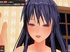 Uncensored erotic anime features beautiful onee-san in slow sex with ASMR voice