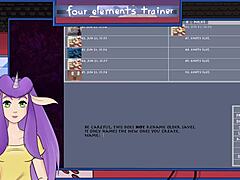 Azula showers in Avatar Four Elements Trainer 21