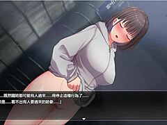 why expose yourself in front of the pole? it's getting me so excited in this hentai game.