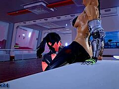 Hardcore Cyborg Action with Slyxxx24