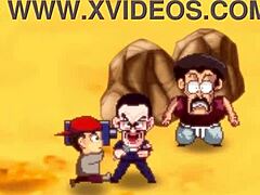 Bulma's adventure with Mr. Satan and his agent, Miss Piiza