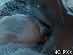 Does this tattooed teen 18+ deepthroat BBC in hot 69?