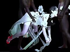 i watch two bbc guys fuck this bigboobs chick in 3d