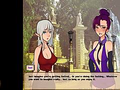 League of Legends parody with a hot anime babe and a big ass
