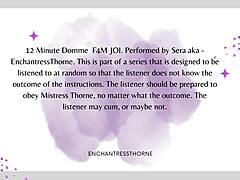 Hey, ready for my femdom jerk-off instructions with cum play?