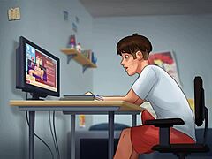 Opsednut sam Summertime Saga 136 erotskim anime scenama. To je čista hentai magija!