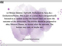 Hey, ready for my femdom jerk-off instructions with cum play?