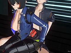 Zhu yuan from zenless zone zero in a fun compilation