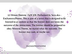Hey, ready for my femdom jerk-off instructions with cum play?