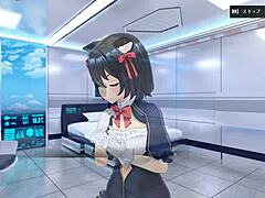 Koharu's proud little sister in back position