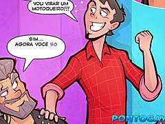 Gay guys bareback fuck novinho and leave him naked on road