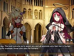 i-i just cant stop drilling nova with that sextoy in robolife2 hentai game