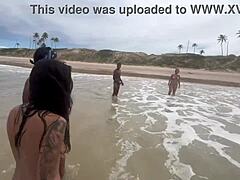 Are you banging this hottie on the beach with everyone watching?