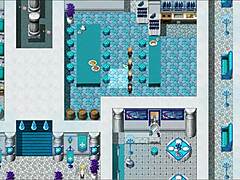 entering holy cathedral in succubus covenant hentai to find half-naked blonde angels