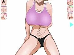 Animated video game with Japanese hentai features commented gameplay