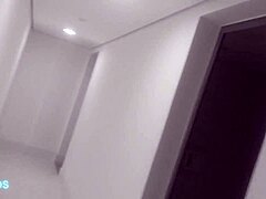 damn, security guy made me suck his huge black rod and cum in my pussy!