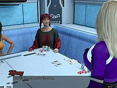 hey, wanna play strip poker with us in space?