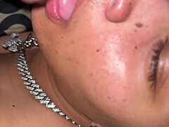 why does she keep sucking my big black cock after i cum in pov