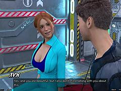 stranded in space, uh, first kiss with redhead haylee tho