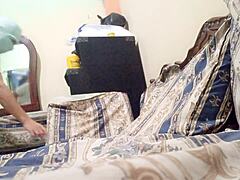 Latina Mother-in-Law Seduces Step-Son with Clit Masturbation Then Fucking!