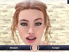 Karthik dreams of fucking Riley with blowjob and footjob at college.