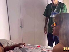 Caught Her Fucking Another Girl! Didn't Know She Liked Pussy, So I Joined!