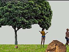 yo, check samba lady in hot 2024 hentai gameplay