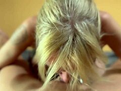 Nervous Neighbor Struggles to Get Hard but Cums in My Mouth - Amateur Hot Wife