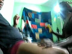 Fernanda chocolatte gets bukakke on face!