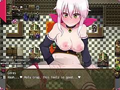 Witchy Prostitute Ceres Offers Boob Job in Hentai Game