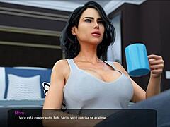 Milfy City Ep 38, Madrasta Shows Sara’s Panties to Me