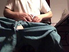 Hard Gay Cock Stroked with Intense Close-Up Action