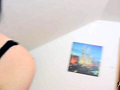 Brunette Hotties Try First Threesome Blowjob