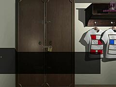 i escape the sex doll's room by riding her big tits