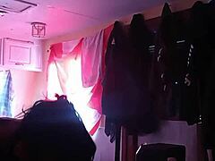 that canadian slut gives a deepthroat blowjob, swallowing a huge load of cum