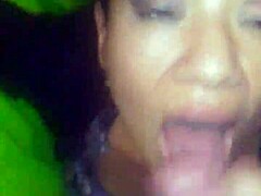 Wife Sucks Cock While Looking Into Eyes