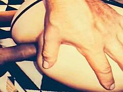 Skinny Milf Wife Shows Open Ass Hole